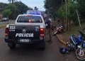 Un par de lesionados tras colisión entre motocicletas en Posadas