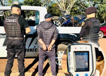 Motociclista alcoholizado casi provoca una tragedia en San Pedro