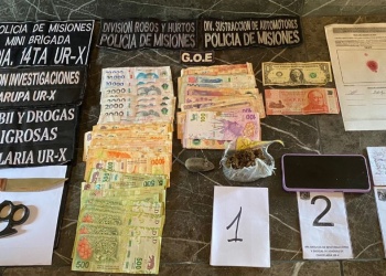 Detienen a joven por robo a mano armada y desbaratan kiosco narco en Garupá