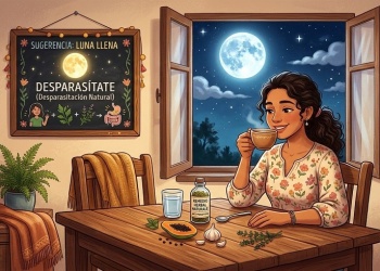 Luna llena  y parásitos