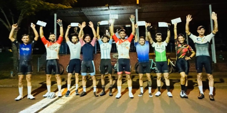 AL PODIO. Los mejores de la Elite, tras la primera fecha del Provincial.