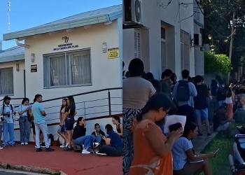 Posadas: largas filas en la sede de la Cuenca del Plata para tramitar el BEM