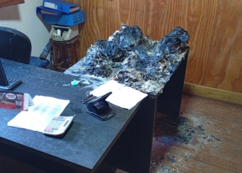 Detenido por provocar un principio de incendio en la oficina de su tía