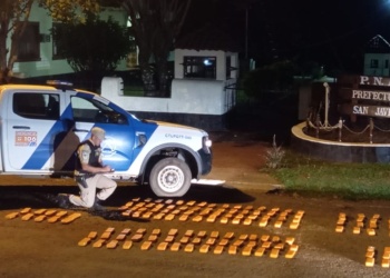 Incautan droga por $331 millones tras operativo en la costa del río Uruguay