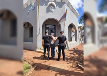 Fue demorado tras provocar disturbios en un barrio de Alem y morder a un agente