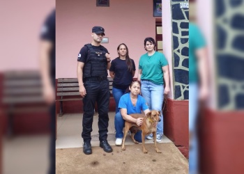 Detuvieron al hombre filmado arrastrando a un perro en San Ignacio y el animal fue rescatado