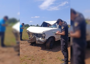 Conducía alcoholizado en San Vicente, despistó sobre la ruta 14 y terminó hospitalizado
