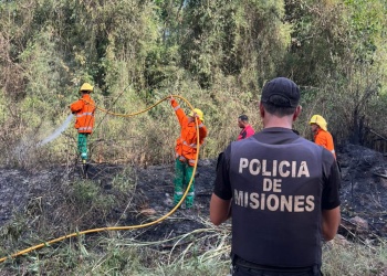 Casi 50 intervenciones por incendios en Misiones en las últimas 48 horas
