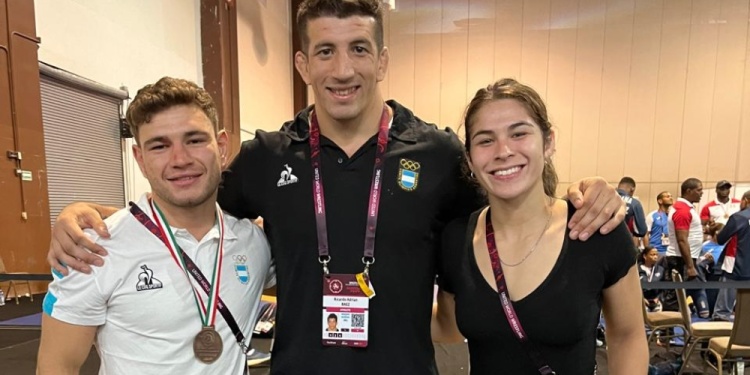 EMBAJADORES. Lovera, Báez y Amarilla, listos para afrontar otra temporada.