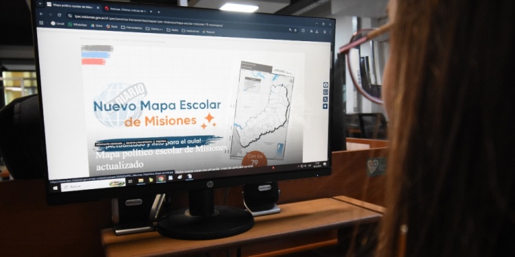 A UN CLIC. En el sitio oficial del IPEC (www.ipec.misiones.gov.ar) se pueden descargar los mapas de Misiones.