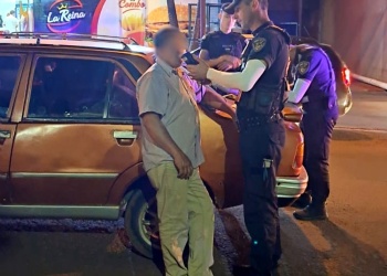 Oberá: chocó varias motos estacionadas e intentó escapar