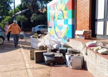 Jornada de reciclaje electrónico tuvo gran adhesión en Montecarlo