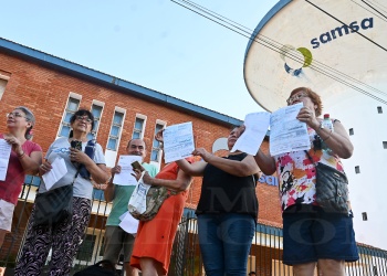 Marcha contra Samsa: “Las boletas son irregulares e imposibles de pagar”