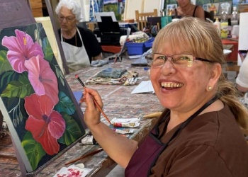 La primera vez que alguien se anima a pintar