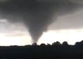 Tornado en el sur de Santa Fe dejó graves daños y cortes de luz