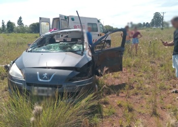 Despiste en la ruta Costera 2 dejó una mujer lesionada en Concepción de la Sierra