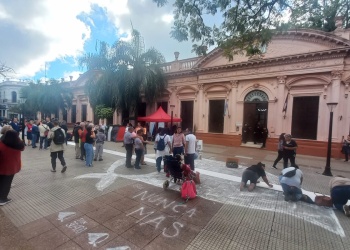 Posadas: el colectivo de discapacidad marchó en reclamo por pagos atrasados en el programa Incluir Salud