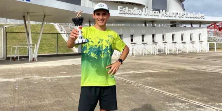 MISIÓN CUMPLIDA. Agustín volvió a destacarse ante atletas de todo el país.