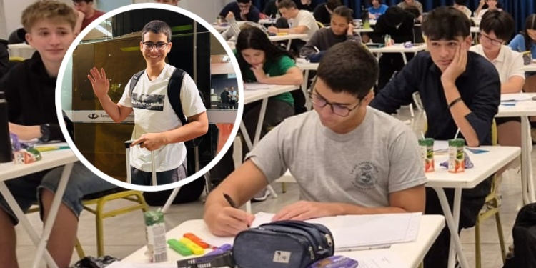 CON EXPECTATIVA. Alejo rindió el examen selectivo nacional a fines de marzo.