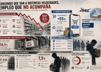 Caen las compras y cierran comercios, pero en otros canales las ventas trepan 35%