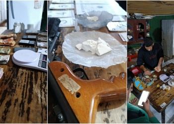 Secuestran cocaína fraccionada y un arma tumbera en operativos en Posadas