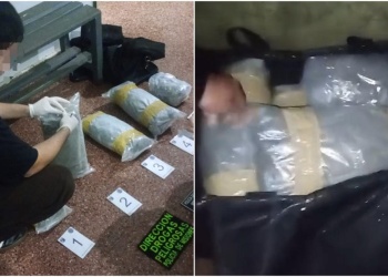 Secuestran marihuana valuada en más de $15 millones abandonada en la costa de Posadas
