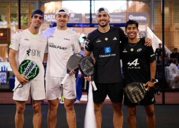 Leo Augsburger pisa fuerte en Bruselas y se metió en la final del P2 de pádel