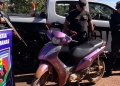 Lo buscaban por maniobras peligrosas y se encontraron con una moto robada en Brasil