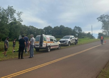 Ruiz de Montoya: Un motociclista resultó lesionado tras un despiste