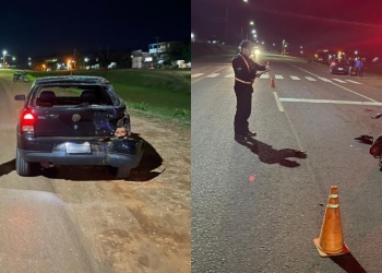 Motociclista internado en terapia intensiva tras un violento choque en San Vicente