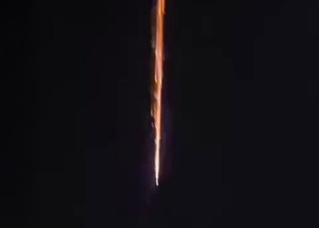 Lluvia de fuego en Río Negro: un cohete chino se desintegró al reingresar a la atmósfera