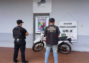 Recuperaron una moto robada en Posadas y buscan desarticular una banda delictiva
