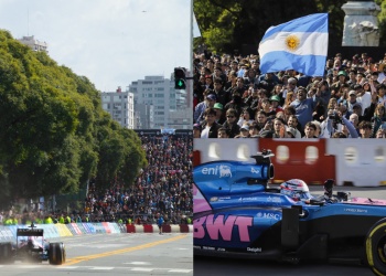 Colapinto deleitó al público argentino  y emocionó con la histórica “Flecha de Plata” de Fangio