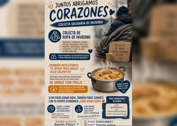Convocan a una colecta de invierno en Posadas para asistir a los más necesitados