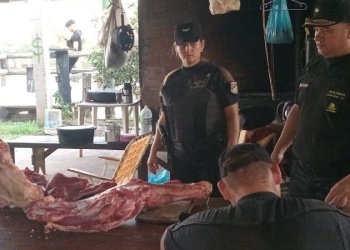 San Javier: cuatrero fue detenido con restos de un vacuno faenado en un automóvil