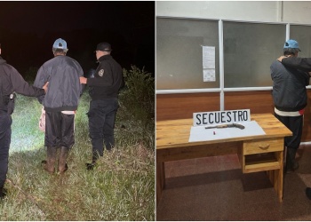 Amenazaba a su familia, huyó al monte y terminó detenido en 25 de Mayo