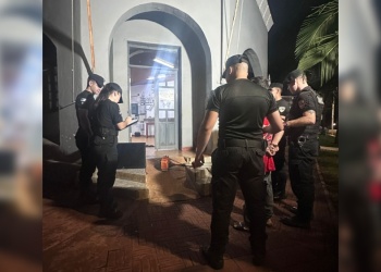 Alem: lo atraparon mientras escapaba con un televisor y motoguadaña robados