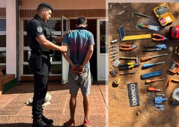 Robó herramientas de un taller y fue detenido antes de que la víctima denunciara