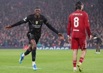 PSG eliminó a Liverpool tras ganarle 2-0 en Anfield y es semifinalista de la Champions League