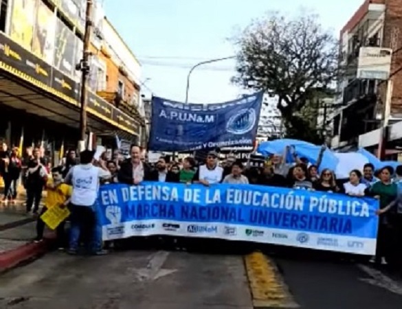 Arrancó la semana de protesta en universidades y advierten un deterioro “mes a mes” del sistema