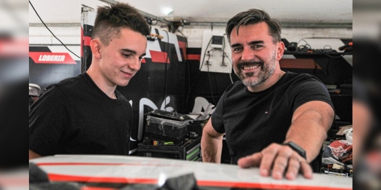 PREPARADOS. Los Possiel, Santiago y Jorge, están listos para acelerar en suelo entrerriano este fin de semana.