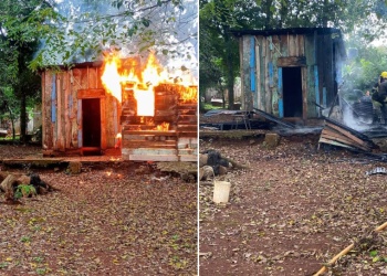 Incendio en Eldorado: una vivienda de madera sufrió importantes daños