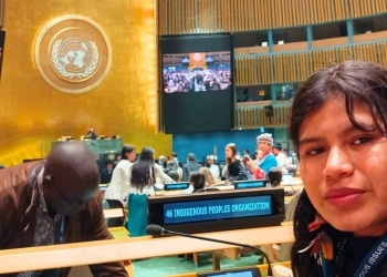 La lideresa misionera Keila Zaya lleva los reclamos mbya guaraní ante la ONU en Nueva York