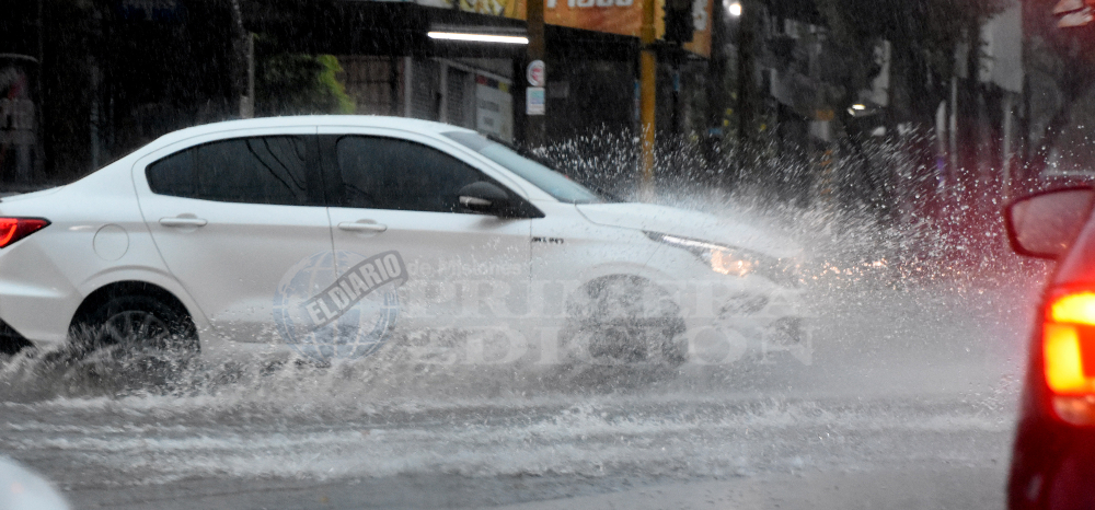 Temporal en Misiones: fuertes lluvias sin consecuencias graves
