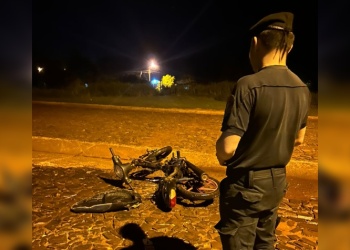 Investigan el hallazgo de una motocicleta incendiada en Montecarlo