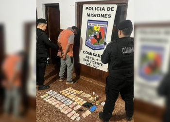 Asaltó un comercio, ató al encargado y cayó tras huir al monte en San Vicente