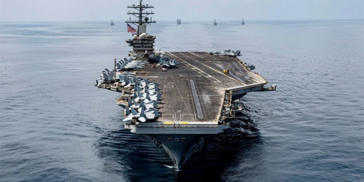 El operativo “Passex” tendrá como uno de los protagonistas al  portaaviones USS Nimitz.