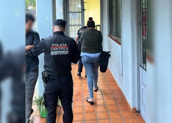 Investigan robo en oficinas del Paseo Bosetti y apuntan a dos hombres