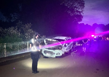 Un joven herido tras una colisión sobre la ruta provincial 2