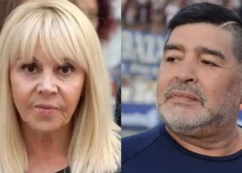 Caso Maradona: Claudia Villafañe concurrió a los Tribunales de San Isidro junto a Gianinna